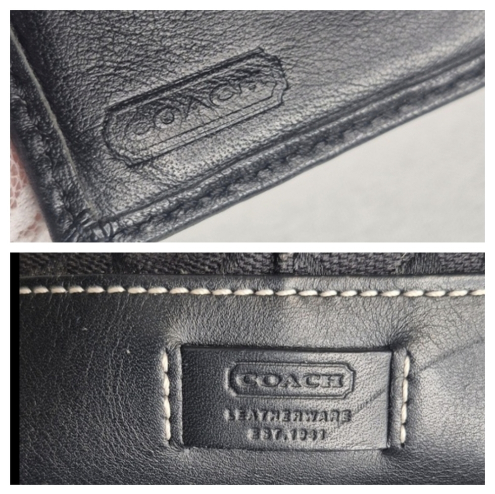 Coach 2pc Signature Tote Bag And Wallet Set - Picture 13 of 17